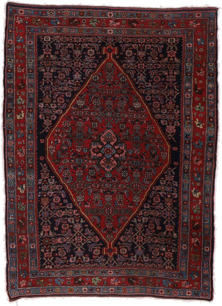 Bidjar Tappeto persiano 100x150 (Iran) Annodato A Mano