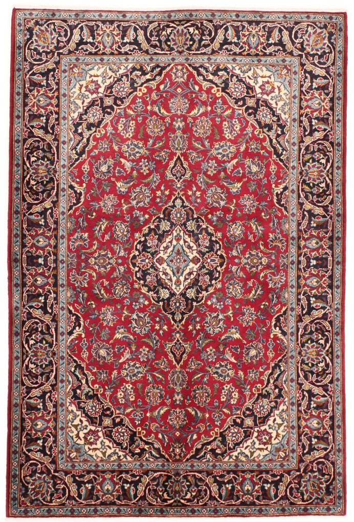 Kashan Tappeto persiano 210 x 140 (Iran) Annodato A Mano