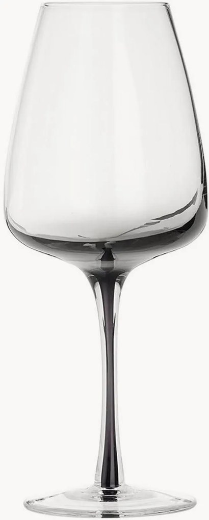 Bicchiere da vino bianco in vetro soffiato Smoke