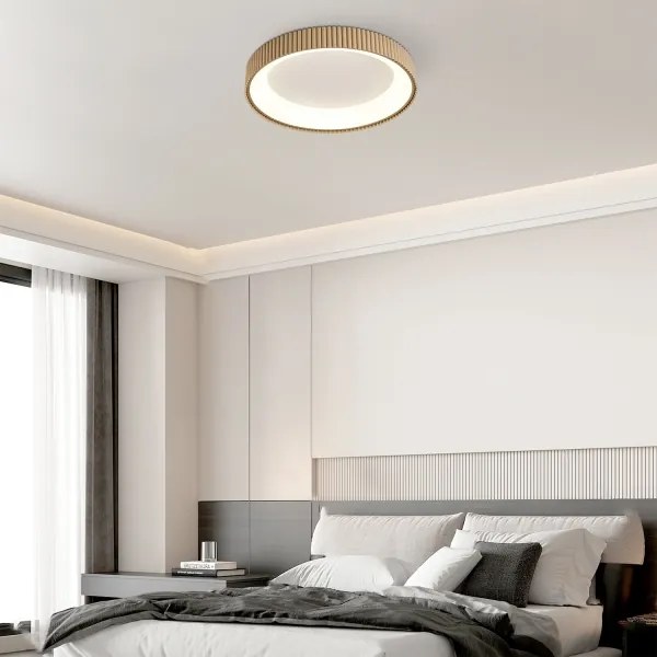 Brilagi - Plafoniera LED dimmerabile FALCON MODERN LED/54W/230V 60 cm beige + telecomando