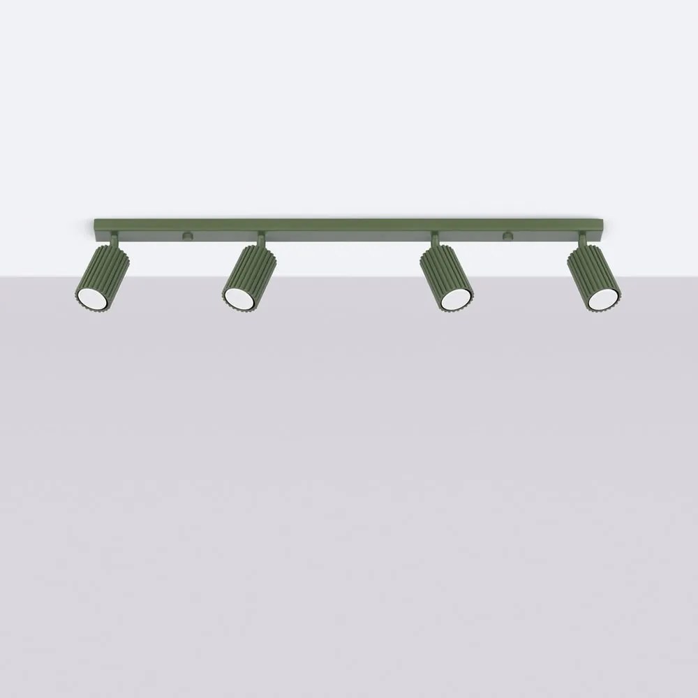 Faretto verde 6,5x81 cm Gleam – Sollux