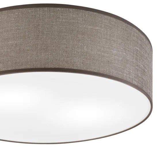 Plafoniera SIRJA 2xE27/15W/230V Ø 45 cm marrone