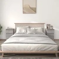 Comodini 2 pz Grigio Sonoma 40x35x70 cm 819705