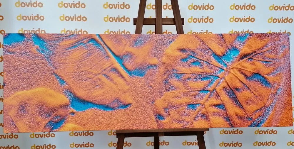 Quadro su tela – Texture interessante delle foglie