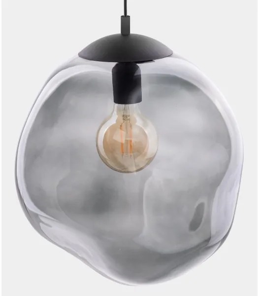 Lampadario su corda SOL 1xE27/60W/230V nero