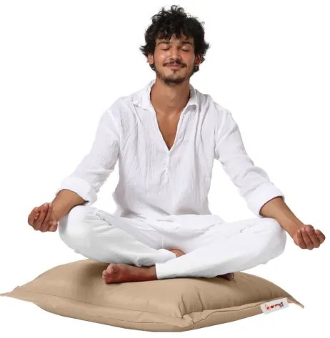 Cuscino da terra 70x70 cm beige