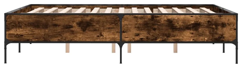 Giroletto rovere fumo 140x200 cm in legno multistrato metallo