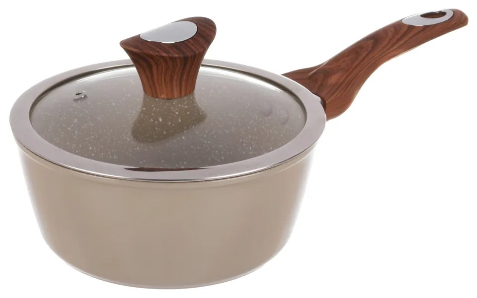 Casseruola 18 cm taupe Kolors con coperchio