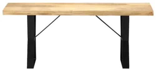 Panca 110 cm in Legno Massello di Mango