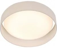 Plafoniera Contemporanea Gianna Tessuto Bianco Policarbonato Led 15,1W 3000K