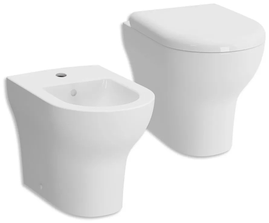 Sanitari filo muro Vitra Zentrum ad installazione a terra