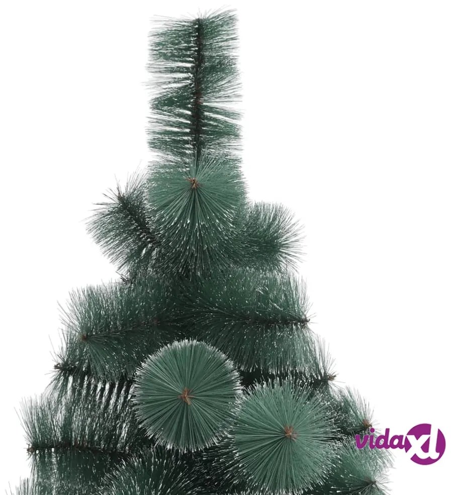 vidaXL Albero di Natale Artificiale con Supporto Verde 150 cm PET
