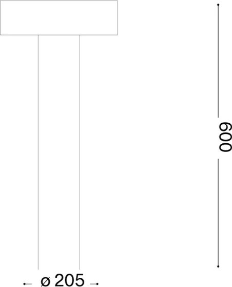 Ideal Lux - Lampada da esterno 4xG9/15W/230V 60 cm IP44 marrone