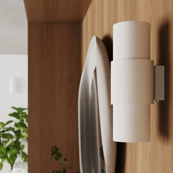 Sollux SL.1674 - Applique FLASH 2xE27/15W/230V bianco