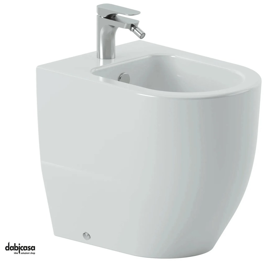 The ArtCeram "Monet" Bidet Terra Filoparete Bianco Lucido