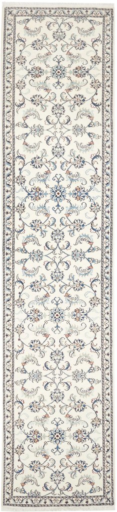 Nain Tappeto persiano 390 x 80 Beige (Iran) Annodato A Mano