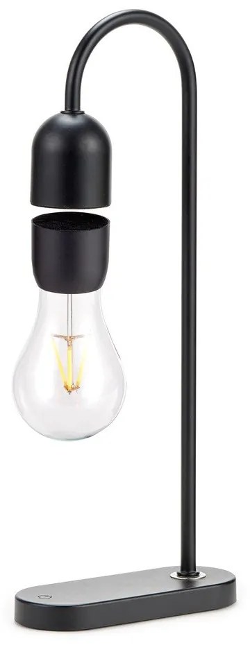 Lampada da tavolo nera (altezza 36,5 cm) Evaro - Gingko