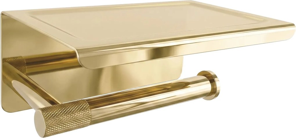 Portarotolo con ripiano 6613 Modern Gold