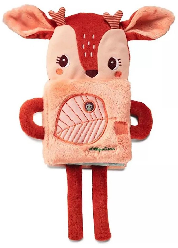 Lilliputiens - Libro luminoso per bambini in tessuto cervo Stella