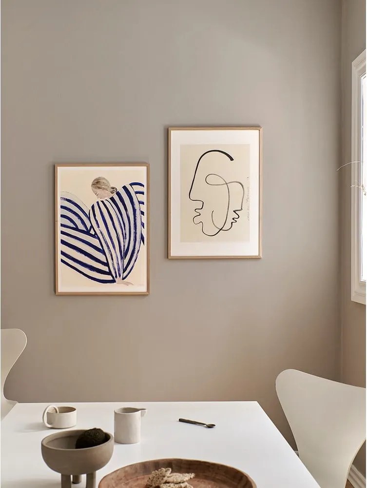 Poster 30x40 cm Blue Stripe at Concorde – Sofia Lind – The Poster Club