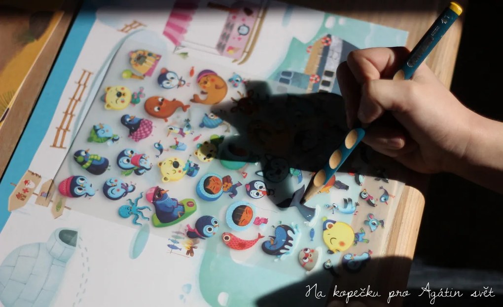 Fogli con decalcomanie - Savannah, il deserto e il Polo Nord