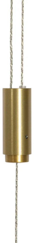 Lampada a sospensione regolabile oro con LED inclusa - Lamba