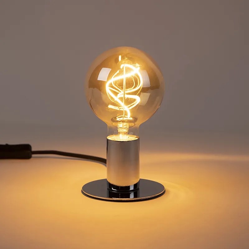 Set di 5 lampadine LED a spirale E27 dimmerabili G95 oro 4W 270lm 2100K