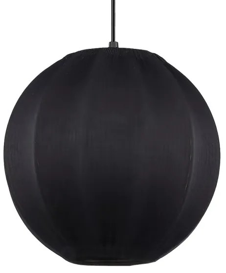 Lampada a sospensione su cavo DANA 1xE27/15W/230V Ø 25 cm, nero