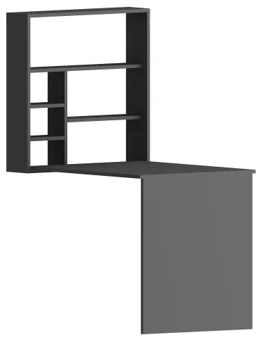 Tavolo da lavoro con ripiano SEDIR 154,2x90 cm antracite