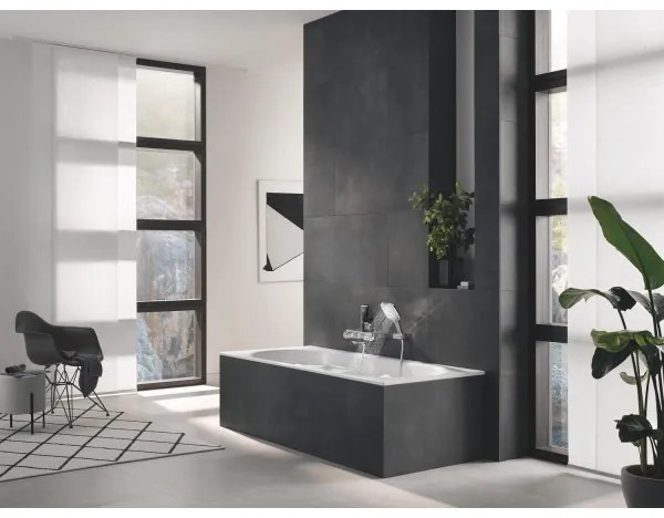 GROHE 26588000 - Set doccia a mano RAINSHOWER SMARTACTIVE 130 CUBE cromo lucido