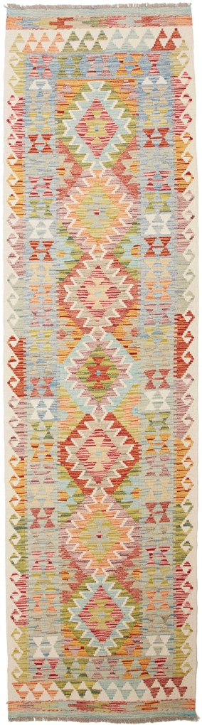 Kilim Tappeto 300x80 (Pakistan) Tessuto A Mano
