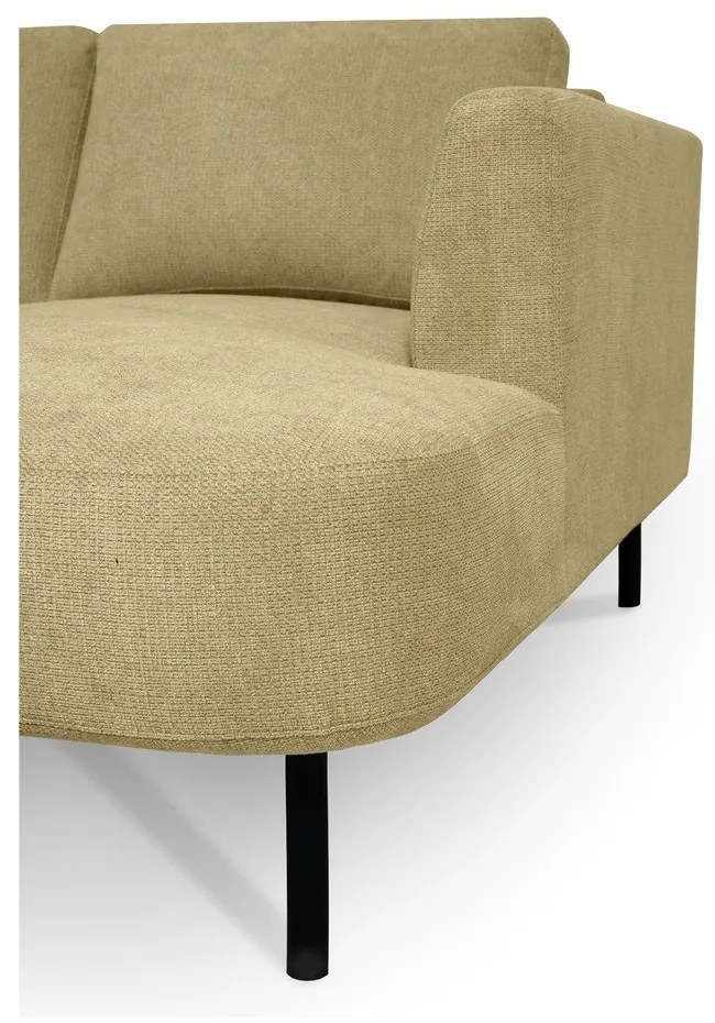 Divano angolare giallo ocra (angolo sinistro/"U") Hero - Scandic