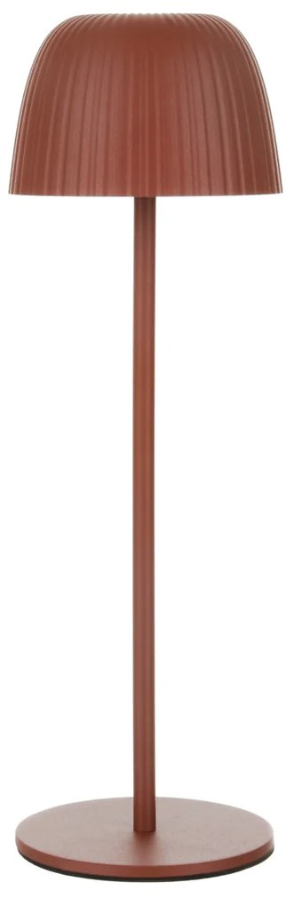 Lampada da tavolo touch ricaricabile 35 cm marrone