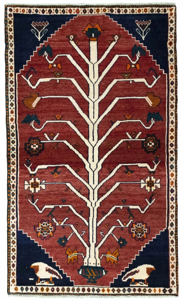 Gabbeh Tappeto persiano 100x180 Rosso (Iran) Annodato A Mano
