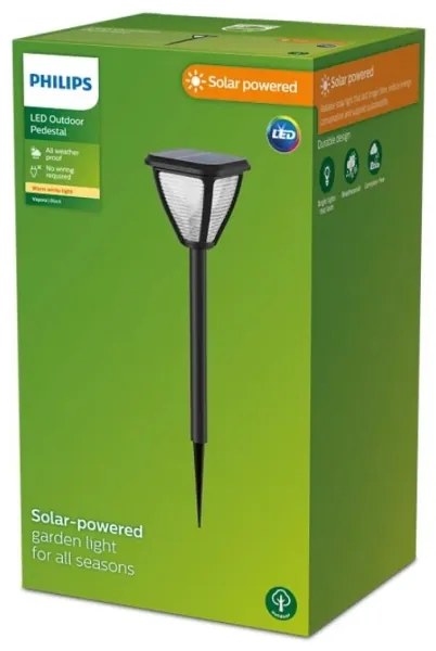 Philips - Lampada solare LED VAPORA LED/1,5W/3,7V 1500 mAh IP44