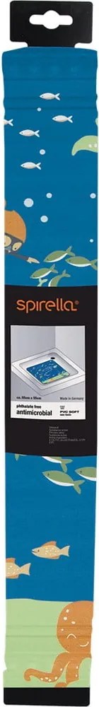 Tappetino antiscivolo per bambini per la doccia 55x55 cm Scuba Diver – Spirella