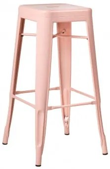 Pack 2 Sgabelli Alti (76 Cm) Lix Rosa Quarzo - Sklum