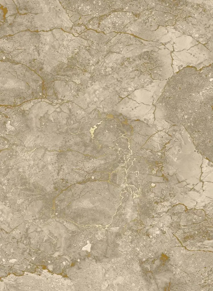 KEK Amsterdam Carta da parati panoramica Marble Beige Uyterlinde - 390 cm
