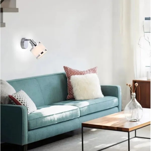 Leuchten Direkt 15371-17 - Faretto da parete ACCOR 1xE14/25W/230V