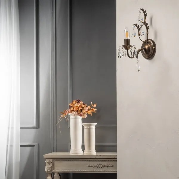 ONLI - Applique TERESA 1xE14/6W/230V bronzo