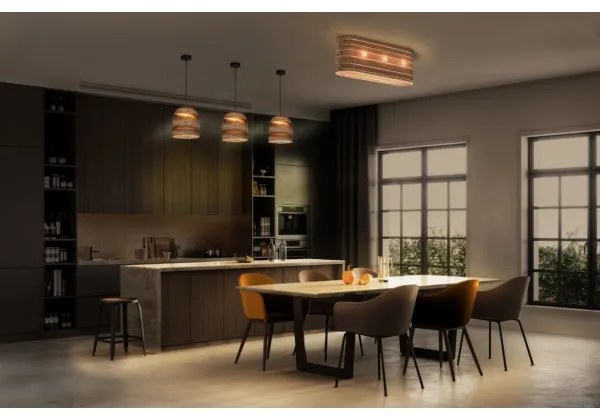 Ledvance - Plafoniera DECOR CARDBOARD 3xE27/15W/230V