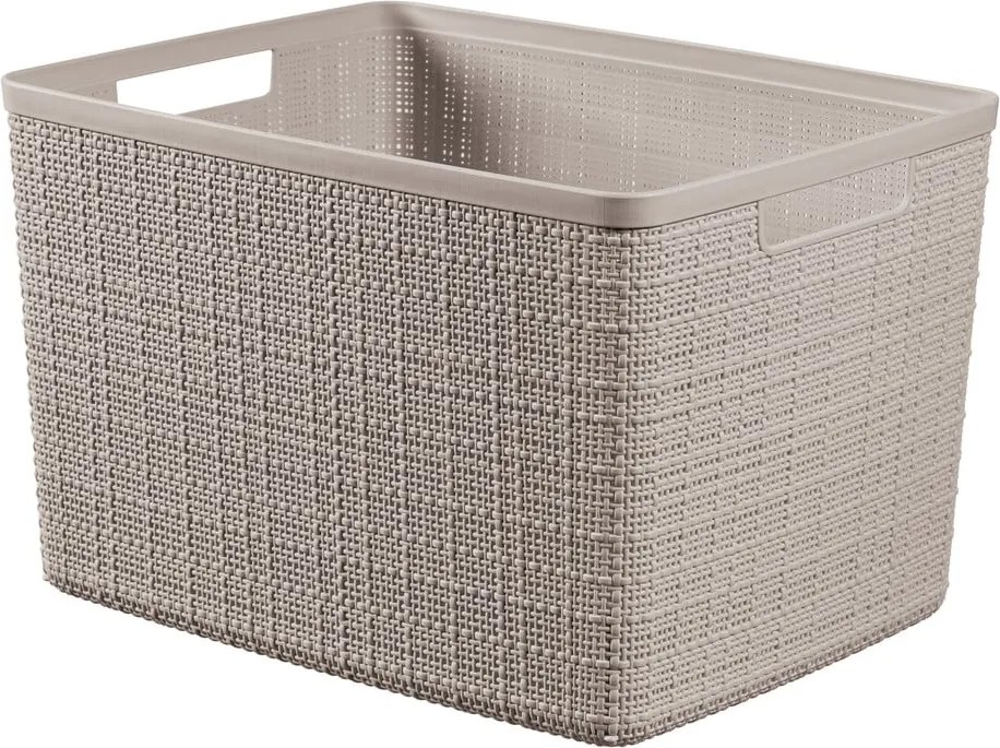 Cesto contenitivo in plastica 36x28x23 cm Jute L – Curver