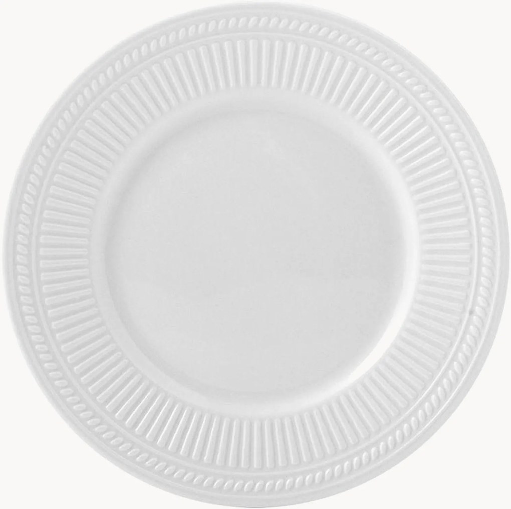 Set di 6 piatti da colazione in porcellana Dorique