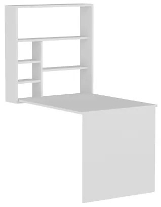 Tavolo da lavoro con ripiano SEDIR 154,2x90 cm bianco