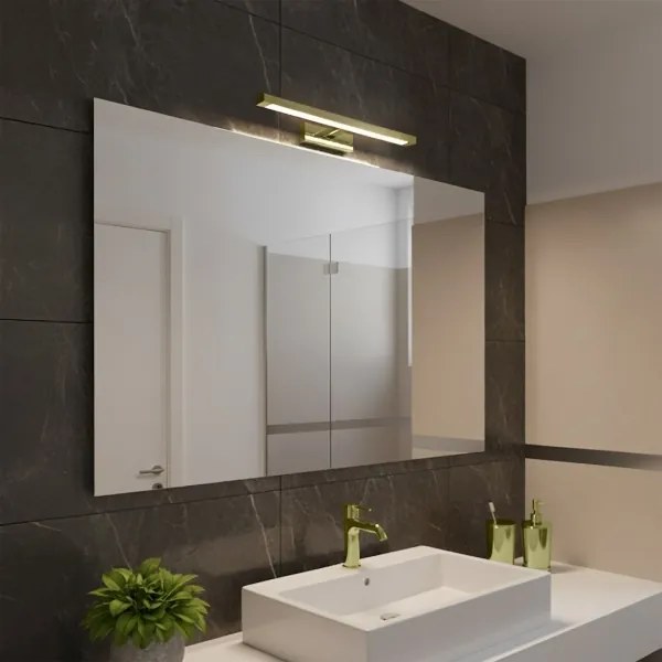 Illuminazione LED per specchio da bagno KLIMT LED/8W/230V 3000/4000/6000K 40 cm IP44 dorata