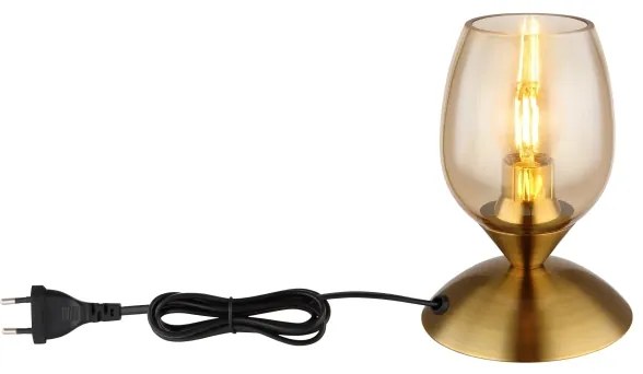 Globo 24007M - Tavolo touch lampada KUWAITA 1xE14/25W/230V ottone