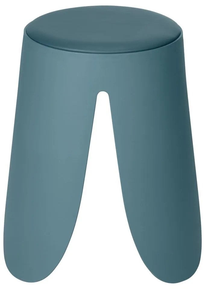 Sgabello color petrolio in plastica impilabile Comiso – Wenko