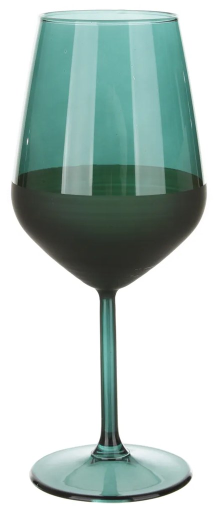 Calice vino 490 ml vetro verde sfumato Blaze