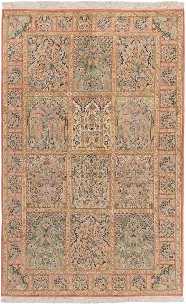 Cashmere Silk Tappeto 120x200 (Indian) Annodato A Mano