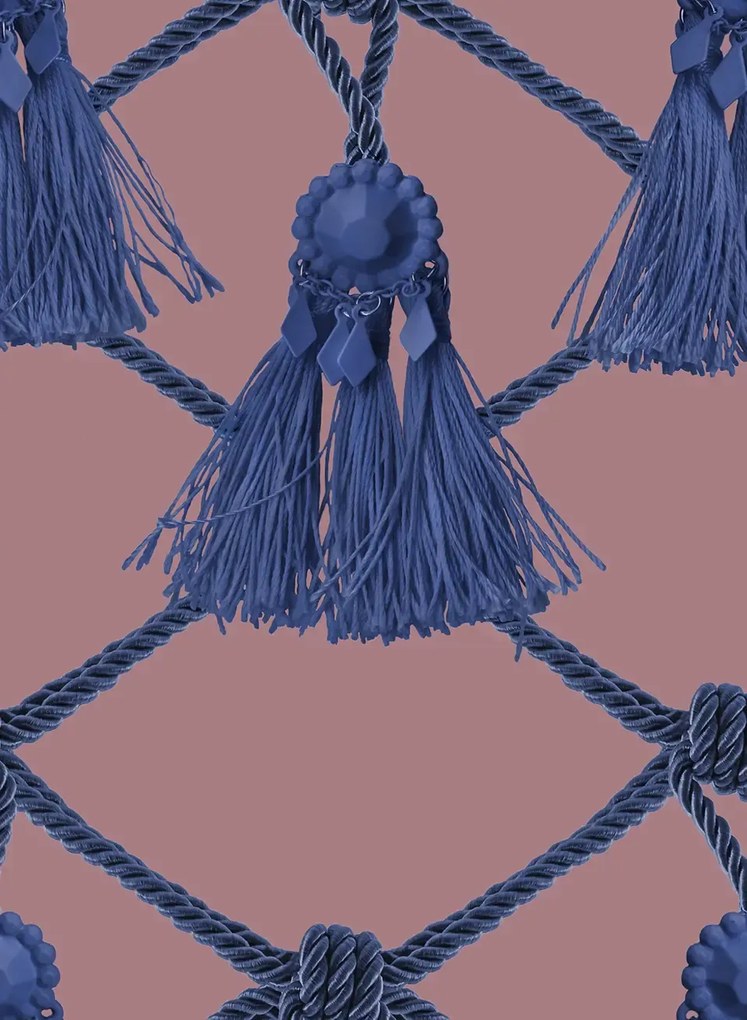 Rebel Walls Carta da parati Tassels - Pink Delight